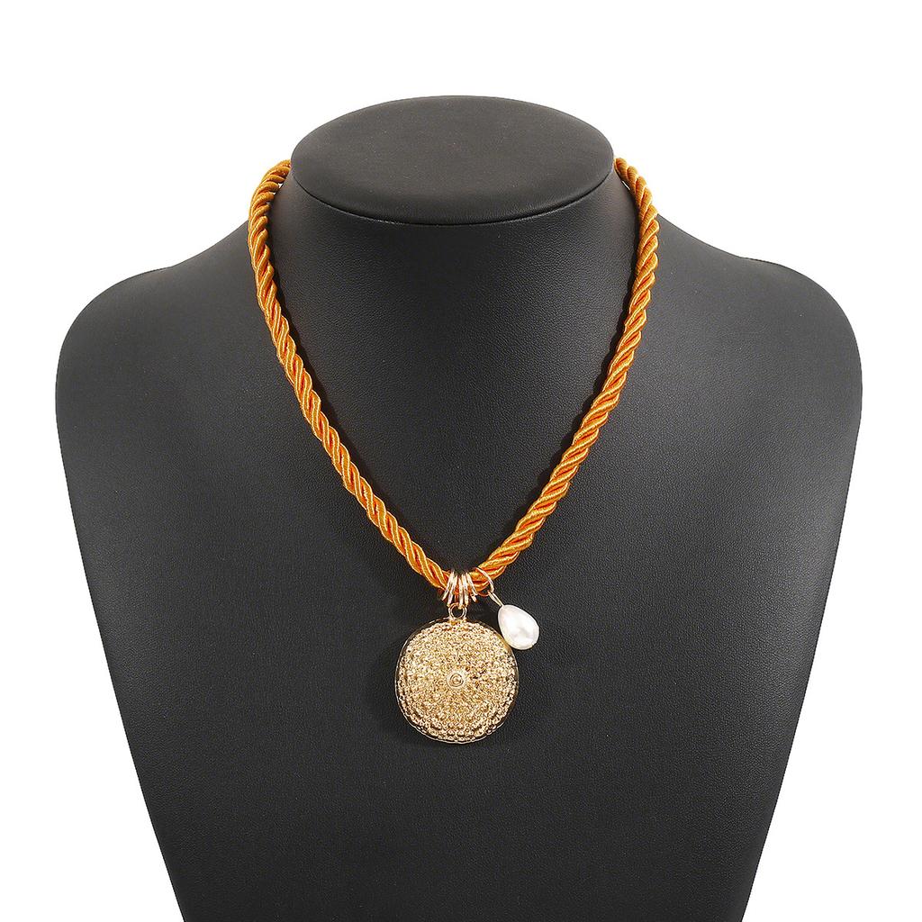 European and American ZA vacation wind conch starfish shell fish pendant necklace, summer marine life collarbone chain