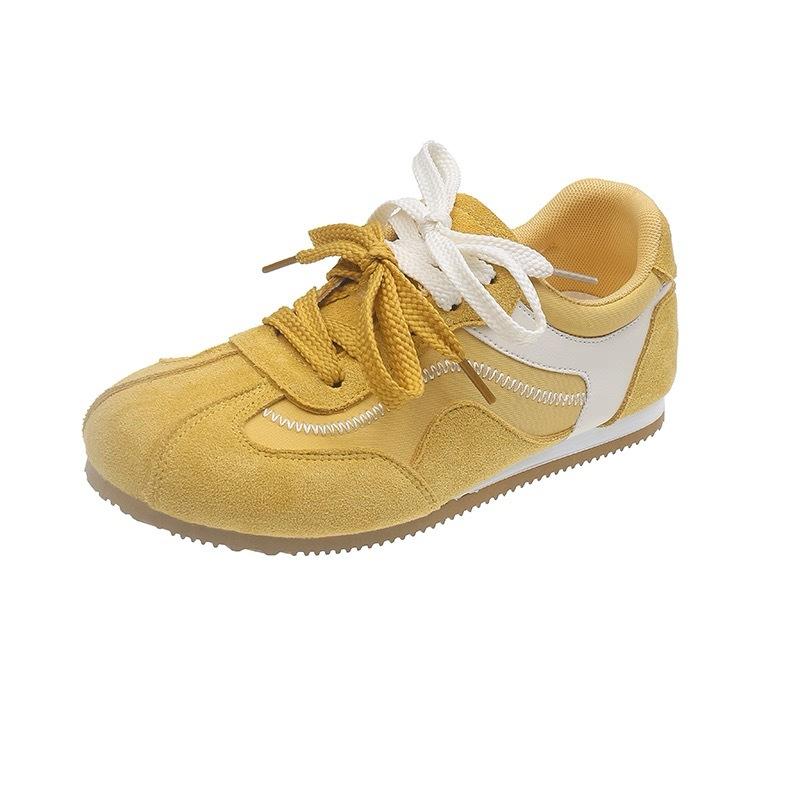 Soft-soled German training shoes women's 2025 new autumn versatile casual sports board shoes retro Forrest Gump shoes white shoes tide