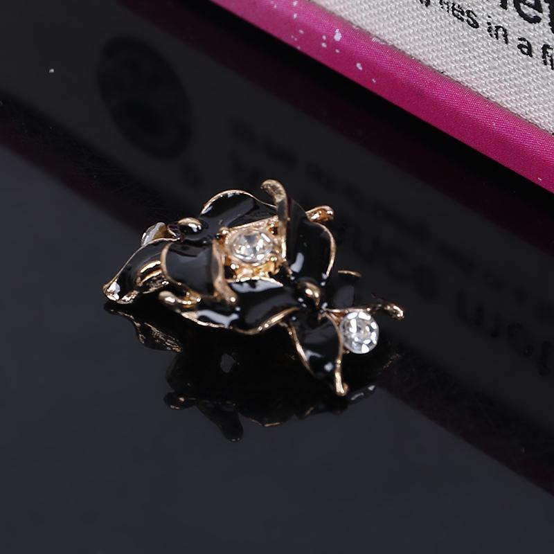 

Engood 100Pcs Arc Butterfly Rhinestone Buttons Sewing Trim & Embellishments Craft Buckles for Wedding DIY Hair Accessories ZJ129 чорний
