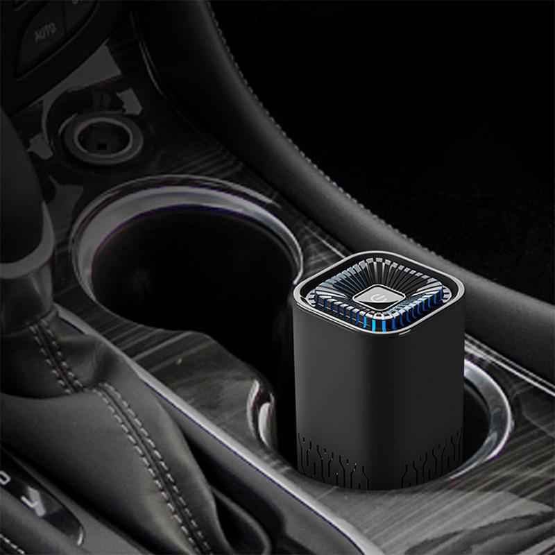 MINI Car HEPA Air Purifier Remove Smoke Odor Formaldehyde Negative Ion Air Cleaner for Car Bedroom Aromatherapy Purification New