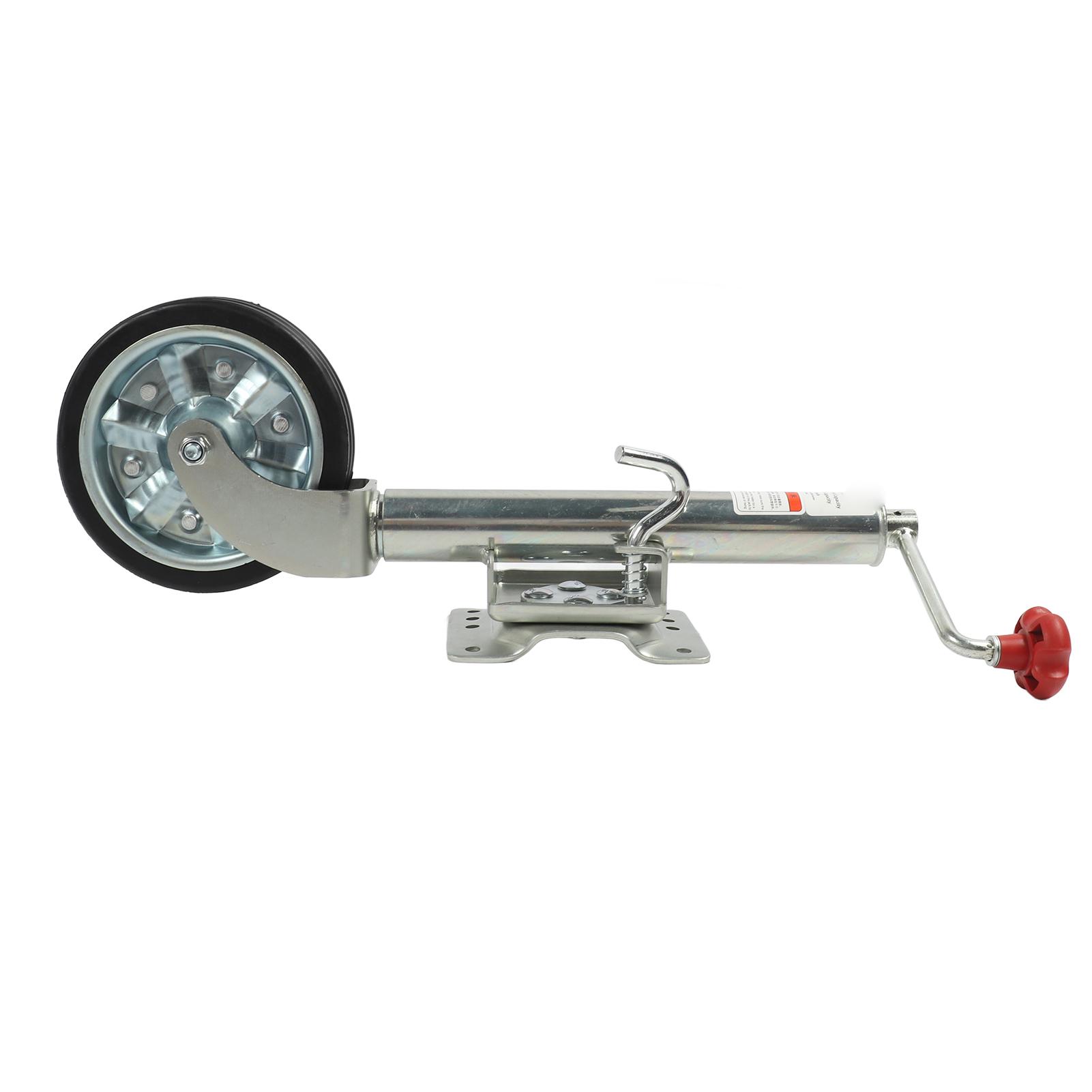 

1500lbs Adjustable Trailer Jack with 8 Inch Wheel Rotation Handle Swivel Trailer Tongue Jack for Yachts Trailers RV