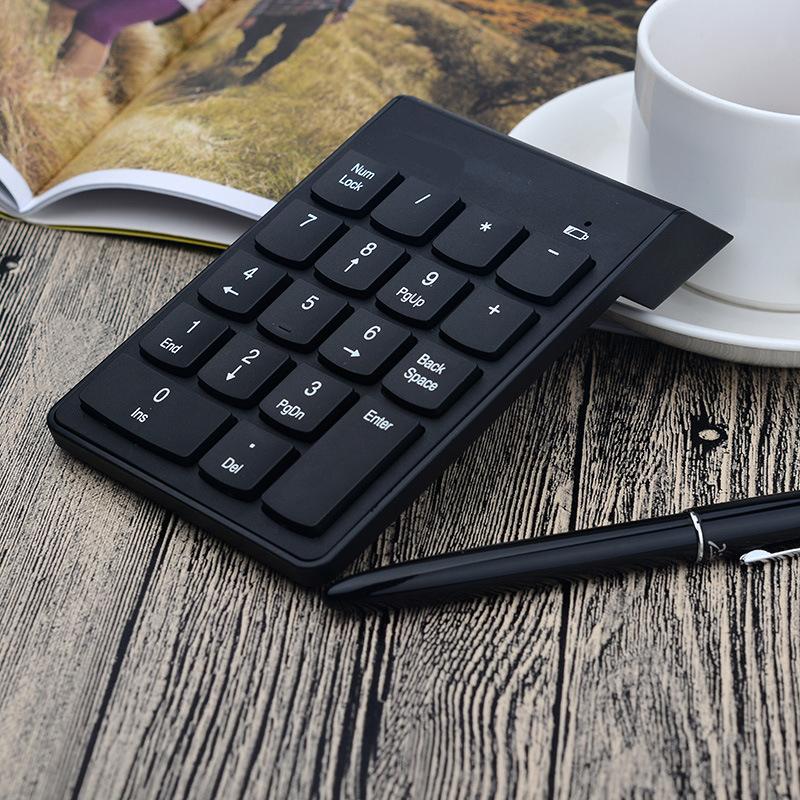 Wireless Keyboard Digital Number Numeric Keypad Accounting Bank 18 Keys Keypad