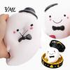 Stress Relief Squeeze Toys Halloween Ghost Ball Toy, Anxiety Soft Cartoon Sensory Fidget Toy for Party Favors Desk
