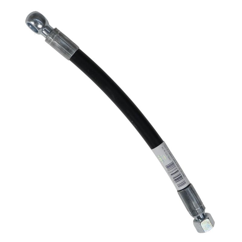Hydraulic hose DN10 350bar internal thread M18x1.5 straight / eyelet RNM 16x1.5, -320mm DN10-2SN PZL-HYDRAL