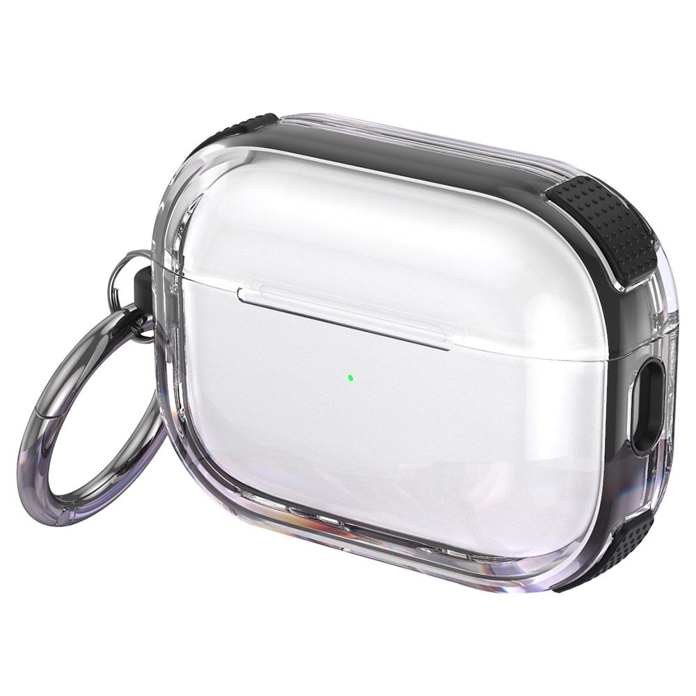 Apple AirPods Pro tokhoz karabinerrel, kontrasztos színű TPU fülhallgató védőtok