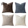 Bedroom Cushion Covers 4Pcs/Set Textured Covers, Decorative Throw Pillow Modern Striped Washable Polyester Pillowcases for Farmhouse Home Sofa Living