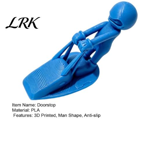 Tugging Man Door Wedge 3D Printed Doorstop, Little Stopper Wedge, Floor Anti-slip Carpet Doorstop for Home Living Room Bedroom Accessory