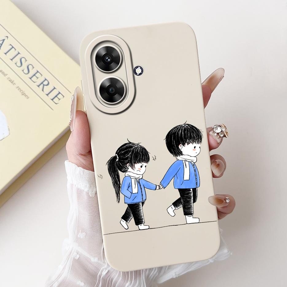 Für Realme Note 60 Hülle Luxus Kunst Bemaltes Cover Stoßfest Weiches Silikon Handyhülle Für Realme Note 50 Note50 Note60 Rückseite