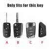 For VOLKSWAGEN VW Leather Car Remote Key Case Cover Protection Holder Shell Fob For VW Volkswagen Golf 7 MK7 Tiguan MK2 Auto Key