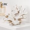 Desktop Jewelry Organizer 3D Printed Coral Holder, for Rings & Earrings, Display Holder Modern White Stand Dresser Tabletop