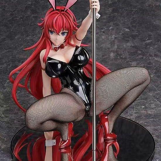 41cm High School D×d Rias Gremory Anime Figure Pvc Sexy Bunny Girl Statue Collection Model Desk Decoration Kid Toy Birthday Gift
