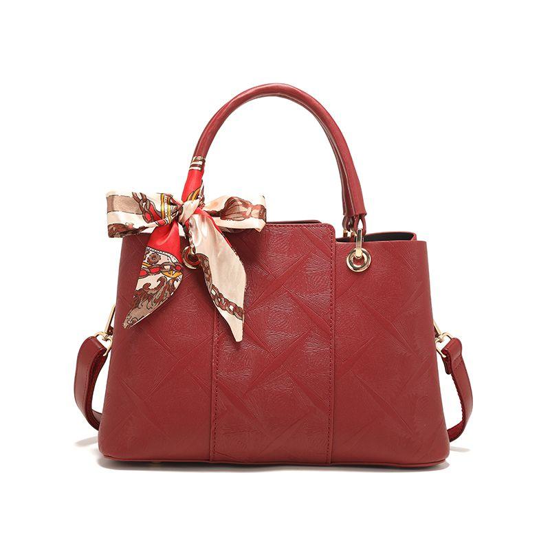 

Birthday Gift Middle-Aged Summer Elegant Fancy Women s Bag Burgundy