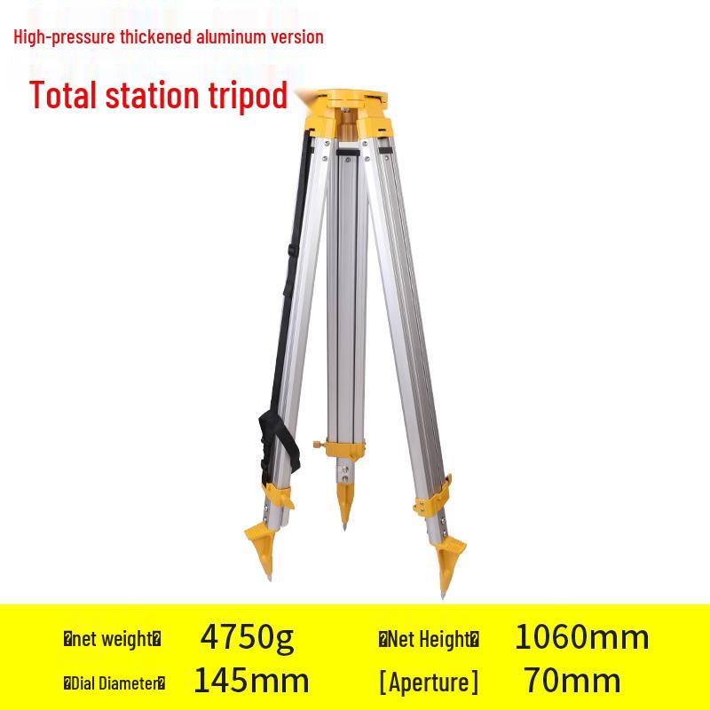 Aluminum Alloy Level Theodolite with Wooden Tripod - Drop-resistant for Engineering Surveying