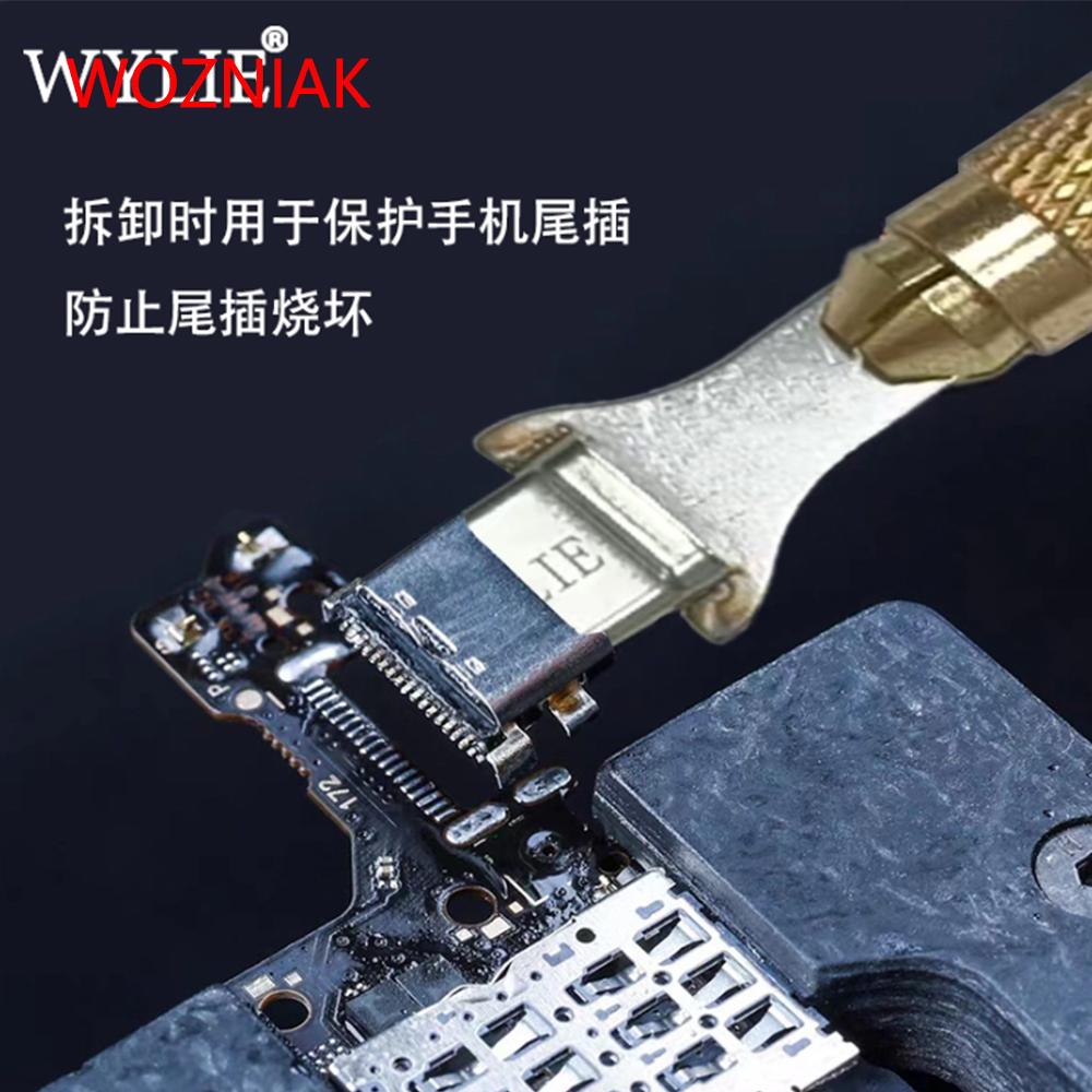 WYLIE Tail Plug Anti Melting Protective Cover Type-C Tail Plug Repair and Disassembly Welding Protect the Interface Tools