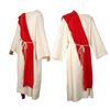 Elegant Medieval Warrior Costume For Cosplay Featuring Richly Textured Polyester