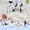 Funsland Spiral Pram Toys for Babies, Musical Infant Car Seat Toys Stroller Spiral Hanging Toys for Baby Girl 3-12 Months, Sensory Early Education Fo