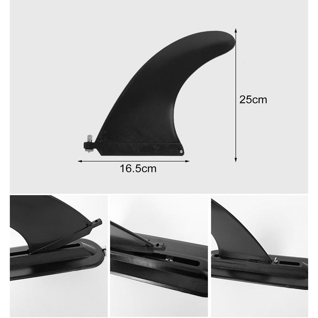 Surfboard Fins Kayak Fin Surf Durable Surfing for Longboards Canoe 25cmx16.5cm