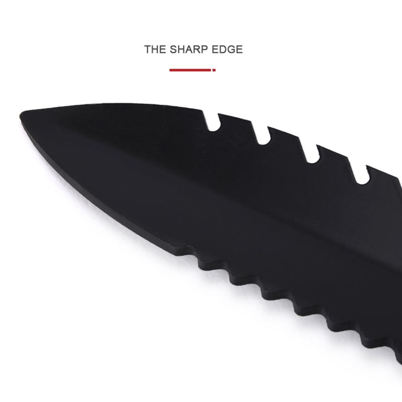 Przenośna Mała Łopatka Kempingowa Krótki Uchwyt Żelazo Ocynkowane Łopatka Plecakowa Gładka Powierzchnia Ogród Surviva Wędkarstwo Kopanie