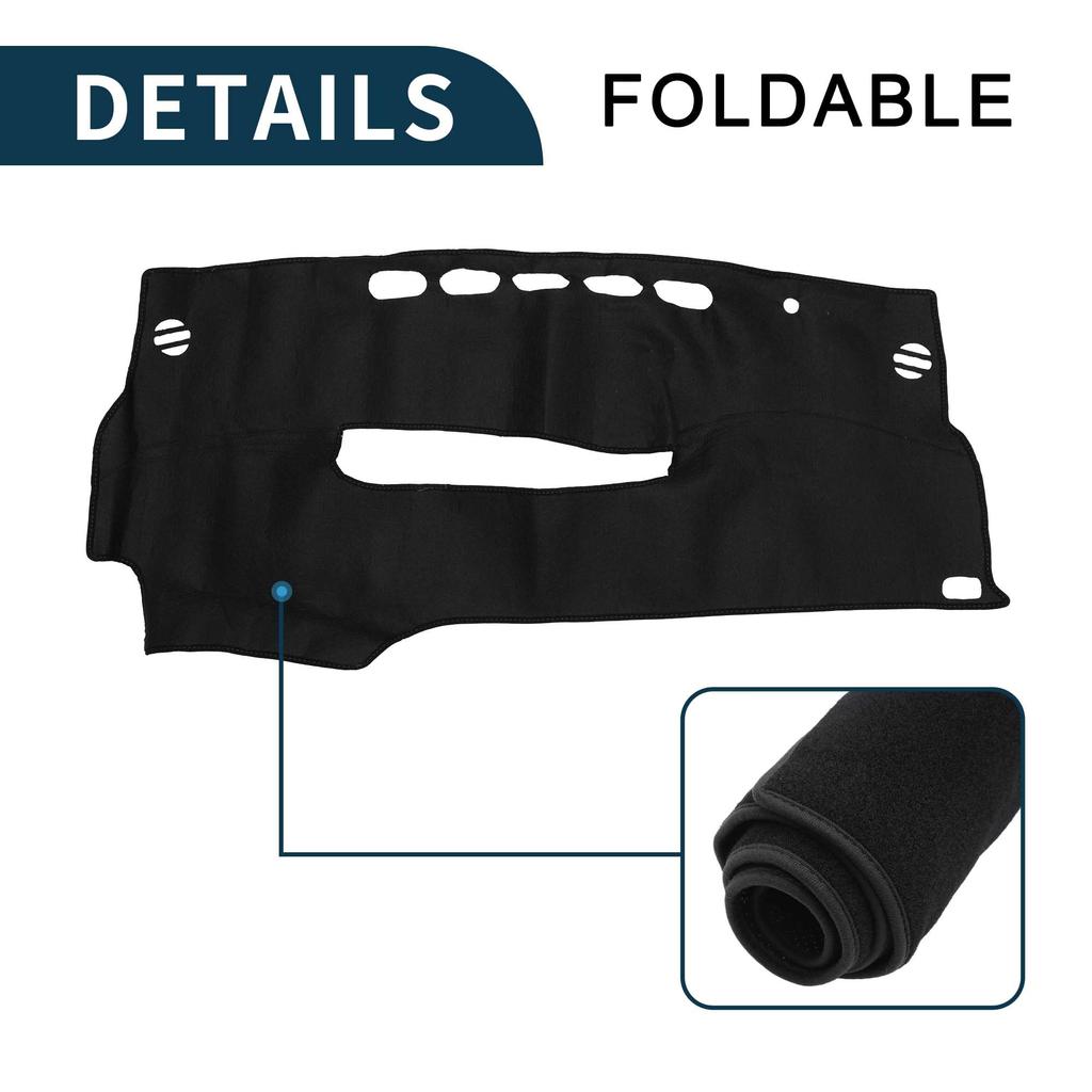 TUCKBOLD Toyota Prius 30 Series Dashboard Mat for PRIUS and ZVW35 Car Dashboard Protective Interior Sun and Polyester Set XW30, ZVW30, (2005-2015) -