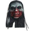 Halloween Party Horror Zombie Ghost Face Mask Latex Wig Bloody Demon Ghost Mask Terrifying