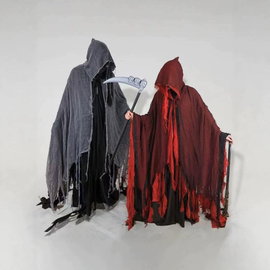 Halloween Witch Cloak Costume for Women, House Cosplay Outfit, One Size