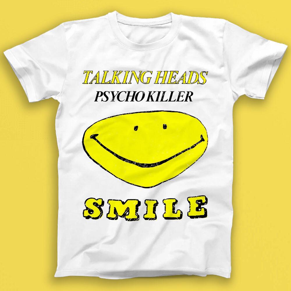 Talking Heads Psycho Killer Панк-рок Музыка Подарок Футболка T-Shirt 2020 S