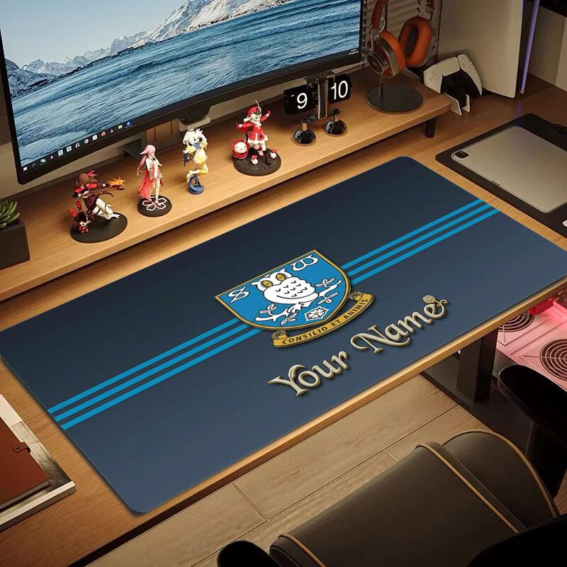 Sheffield Wednesday Football Club Custom Name Large Size Mouse Pad Large Gaming Table Cushion Non-slip Laptop Tablet Big Mousepad XXL Mat Mini PC Play