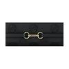 Michael Kors Carson Large Wallet Women Wallet Black Gold 35R6G2ZC7V-BLACK