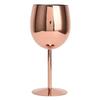 350ml Red Wine Glass Stainless Steel Goblet Titanize Cocktail Champagne Glass for Kitchen Party Bar