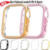 Diamond Case For Huawei Watch Fit 4 4 Pro 3 Accessorie All-Around Hollow PC Protective Bumper Frame For Huawei Watch Fit 3 Cover
