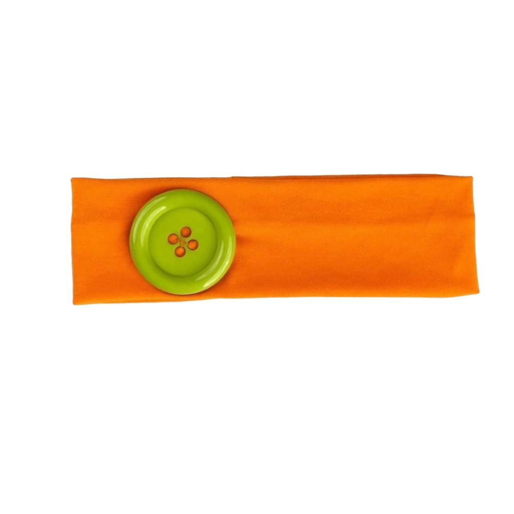 Dopamin Farbe Elastisches Kopfband Großer Knopf Yoga Haarband Modisches Polka Dot Stirnband Täglich