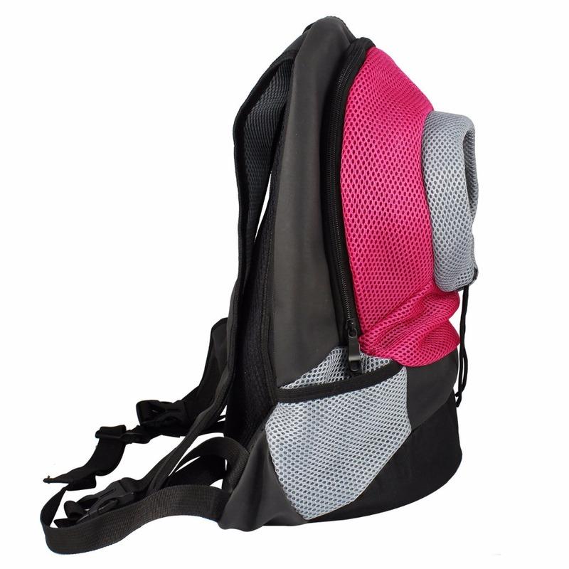 Pet Dog Carrier Pet Backpack Bag Portable Travel Bag Pet Dog Front Bag Mesh Outdoor Hiking Head Out Double Shoulder Sports DB