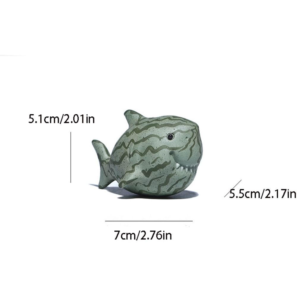 Purple Sand Tea Play Figurine Toy Handmade Miniatures Sculpture Crafts Tea Statue  Micro Landscapes