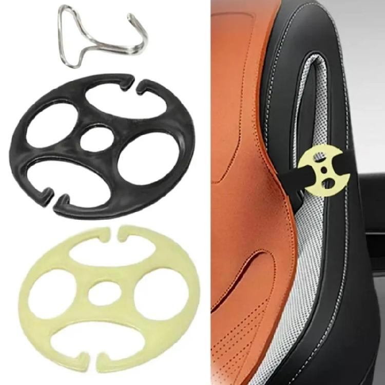 24pcs Seat Cover Fasteners Chuck and Hook Locking Clip Automotive Accessories Plum Plate Metal Hooks Easy Installation