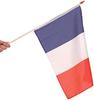FRANCE FLAG 45X30cm with Pole