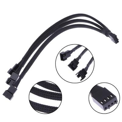 3-in-1 4PIN Fan Extension Cable Mainboard CPU PWM Adapter PC Power Connector