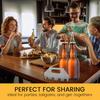 The Quad Beer Opener Stainless Steel Beer Bottle Carrier Multi-Tool Beer Caddy Holder with Bottle Opener Carry And Open 4 Bottles for Beer Lovers BBQs