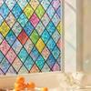 Statisch haftende Laser Sichtschutz-Fensterfolie 85% Transluzent Regenbogen Glassticker für Badezimmer, Dusche, Toilette, Anti-Peep Dekorfolie