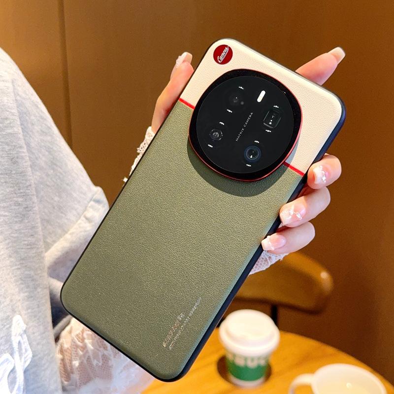 Applicable To Honor Magic7/7pro Mobile Phone Case Color Matching Honor Magic6/6pro Plain Leather Magic6 Extreme Edition