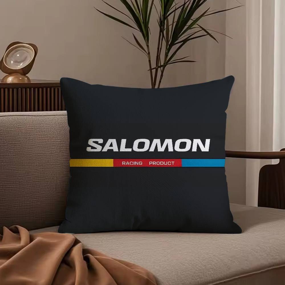 C-Classic S-SALOMONS Pillow Case Anti-dustmite Pillowcase Invisible zipper silky short plush Sofa cushion cover