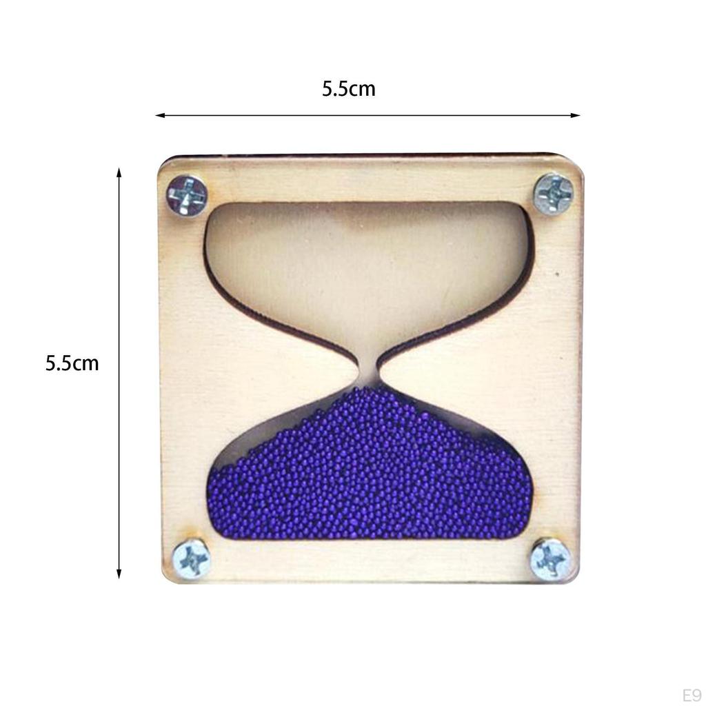 Busy Board Wooden Hourglass Motor Skill Early Education Montessori Teaching Accessories for Boy Girl