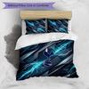 Tottenham Hotspur Pattern Printed 3PCS Bedding Set Soft Skin-Friendly Washable Duvet Cover & Pillowcases Set All Season Bedroom