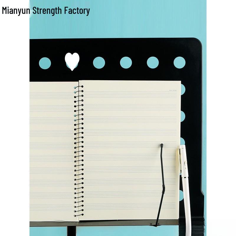 Large Space Loose-Leaf Music Staff Notebook for Piano Students - Professional Music Score & Theory