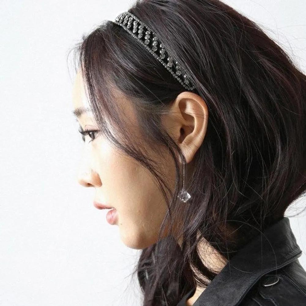 Sweet glam cubic hairband black day