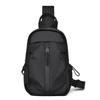 Multifunction Sports Crossbody Bag Solid Color Nylon Shoulder Bag Casual Men's Chest Bag  Fitness