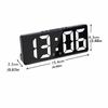 Temperature Display LED Digital Clock Calendar Function Electronic Clock  Indoor Use