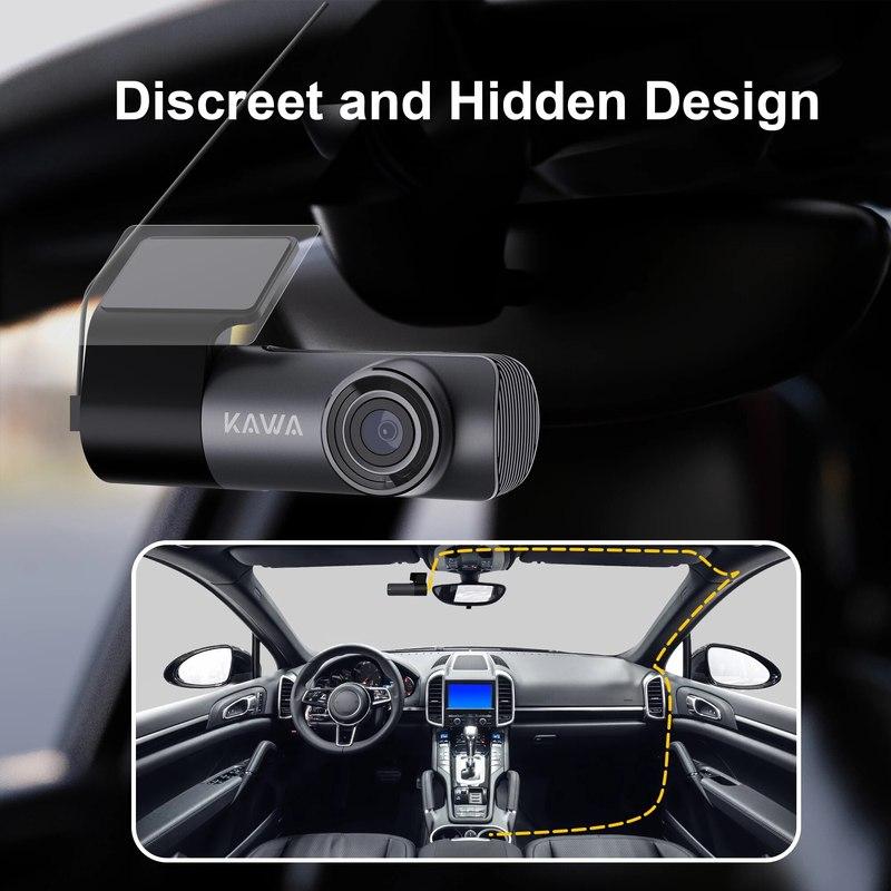 2K Dash Camera For Car DVR Dash Cam KAWA D5 Video Recorder Emergency Voice Control Night Vision WiFi APP Monitor WDR Dashcam