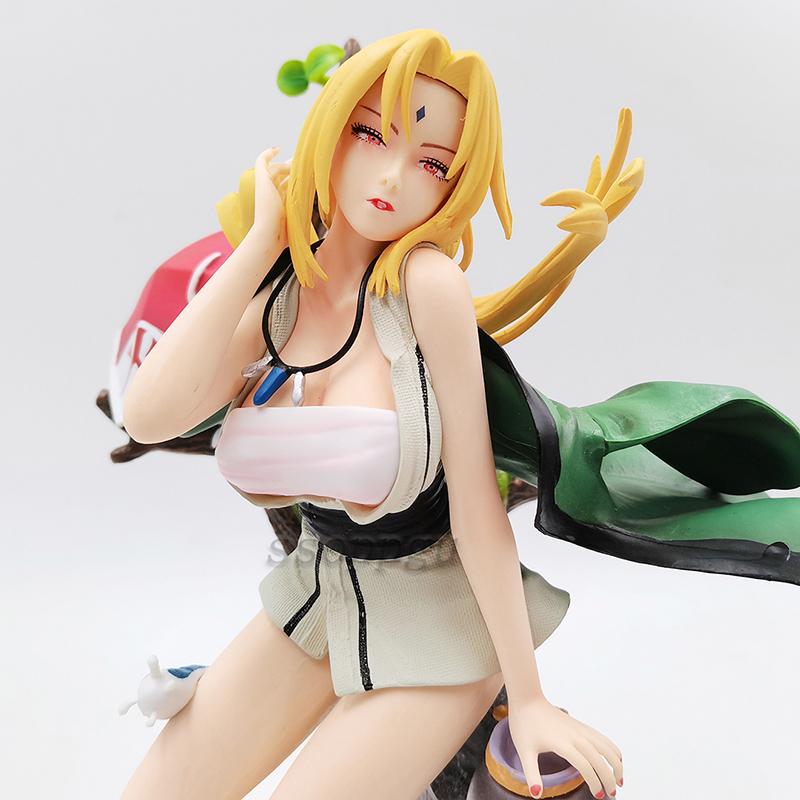 32cm NARUTO Shippuden Figure Tsunade Animation Girl POLYVINYL CHLORIDE Action Figure Plaything Premium Quality GK Game Statue Adult Collector