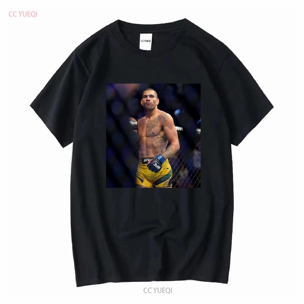 Alex Pereira T Shirt long or short sleeves vintage Washed Stylish graphic fashion streetwear Stretched Versatile Slightly