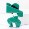 Große Dame mit Hut Brosche Acryl Mädchen Abzeichen Retro Frauen Porträt Anstecker